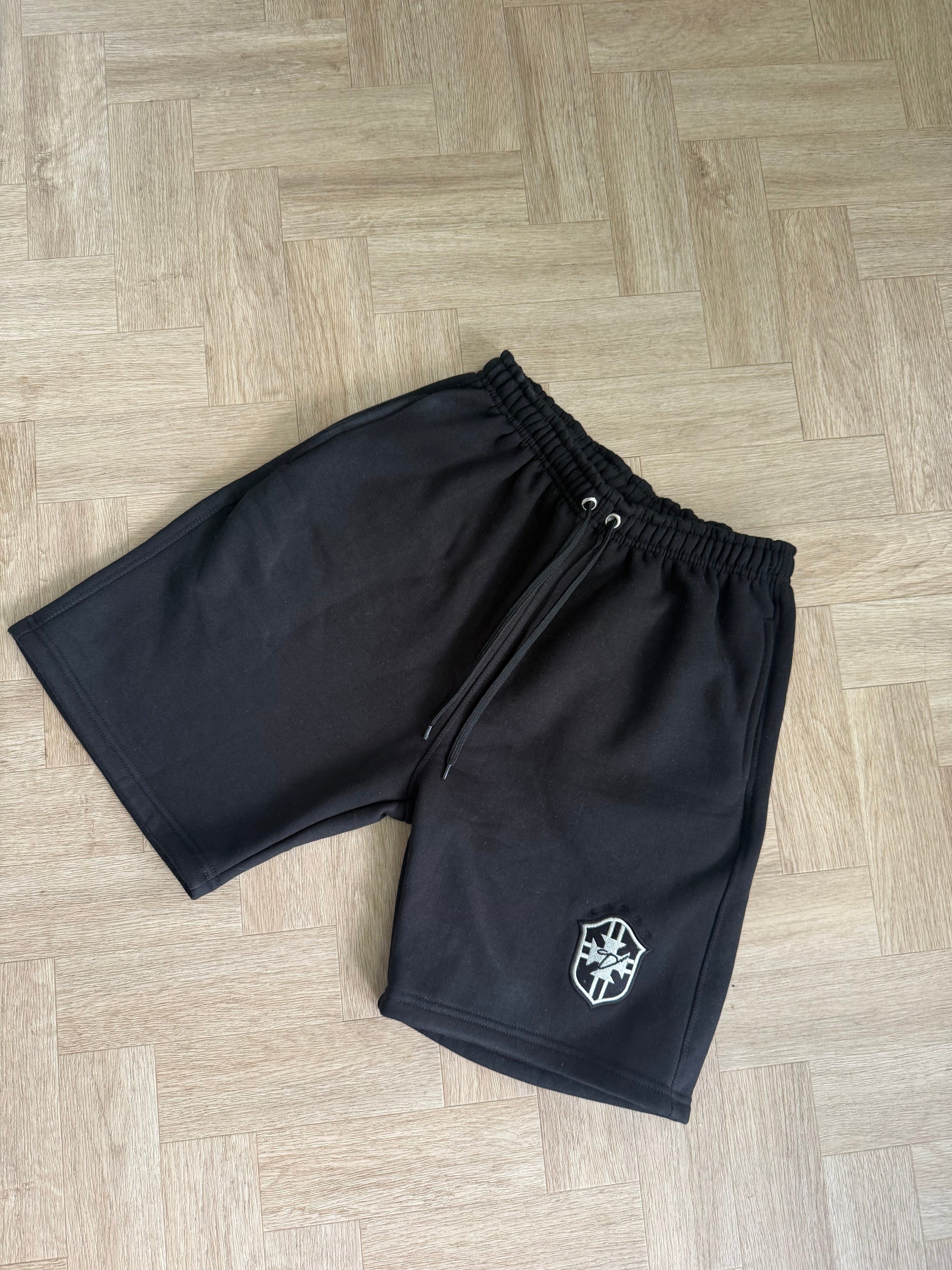 BLACK BRAZILIAN SHORTS