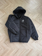 BLACK BRAZIL PUFFER COAT