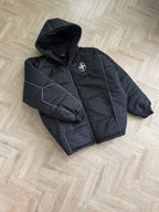 BLACK BRAZIL PUFFER COAT