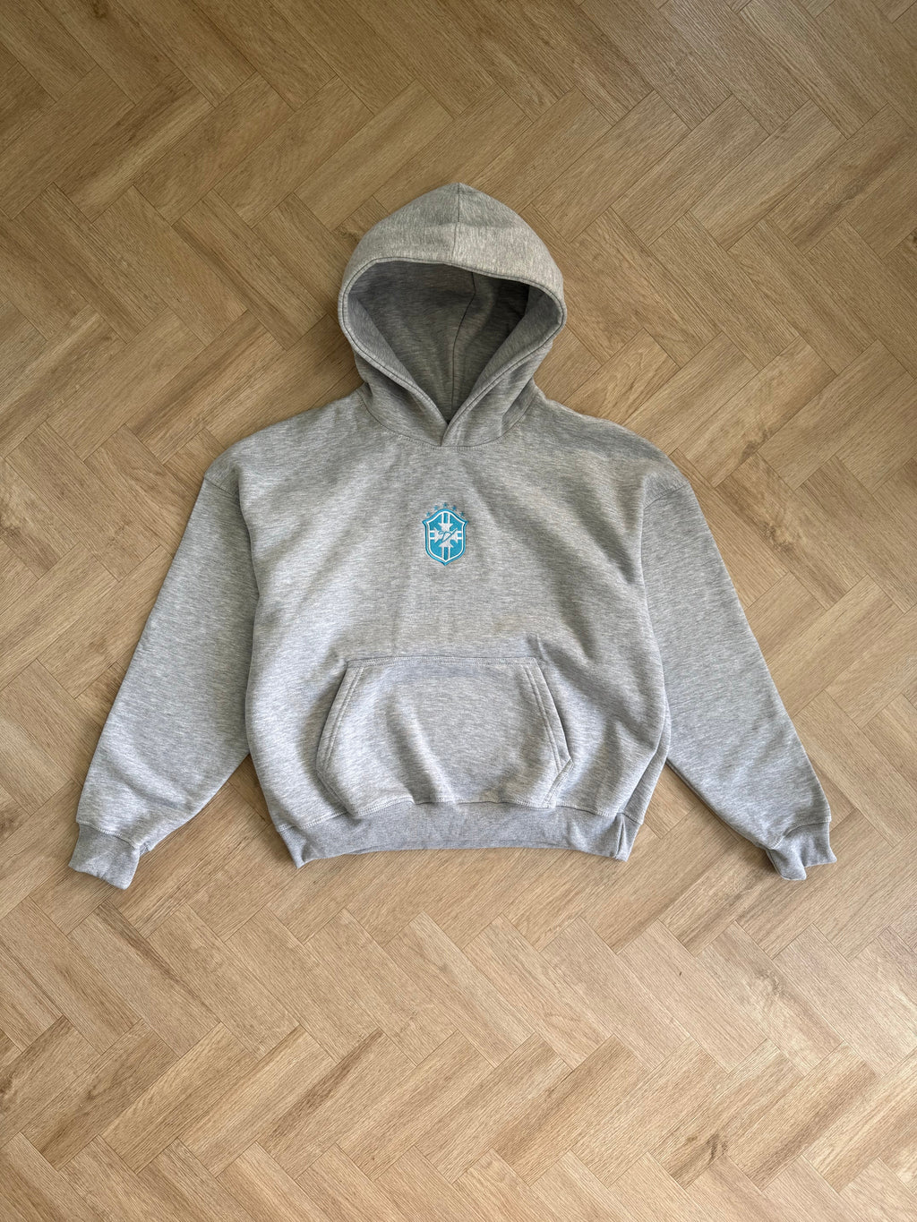 BLUE/GREY HOODIE