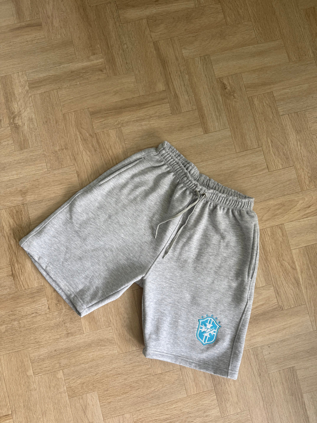 BRAZIL GREY/BLUE SHORTS