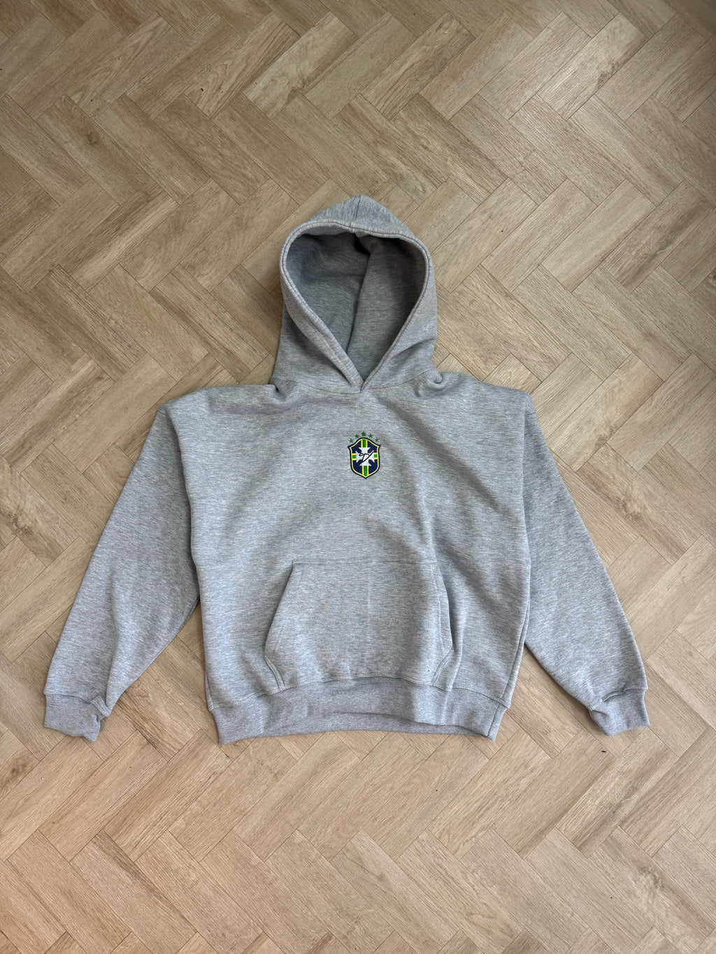 GREY BRAZILIAN HOODIE