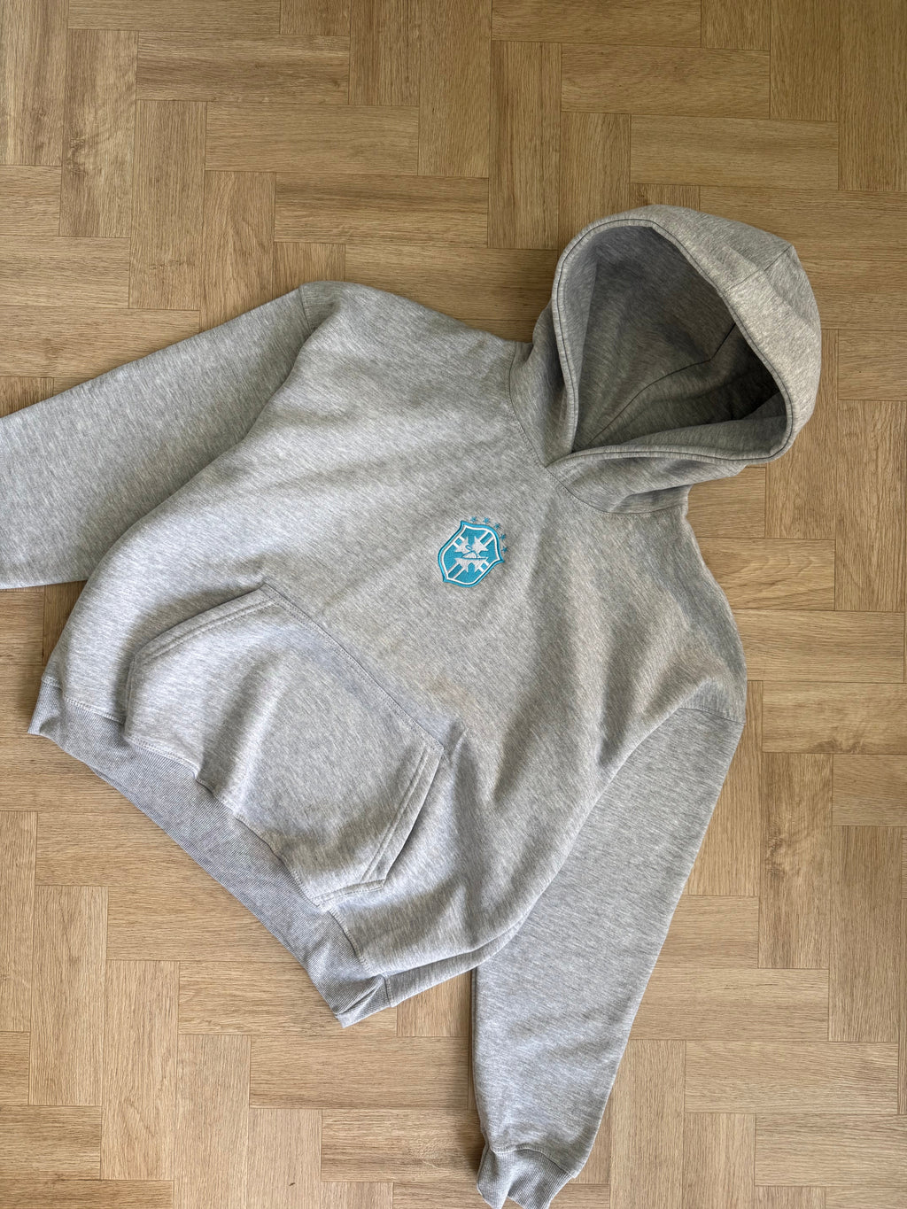 BLUE/GREY HOODIE